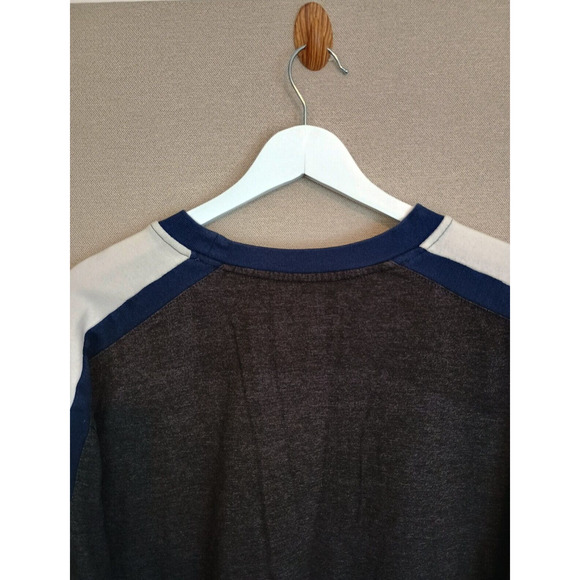 NFL Team Apparel Shirt Men XL Gray New England Patriots Logo Crewneck Sweatshirt - Picture 7 of 10